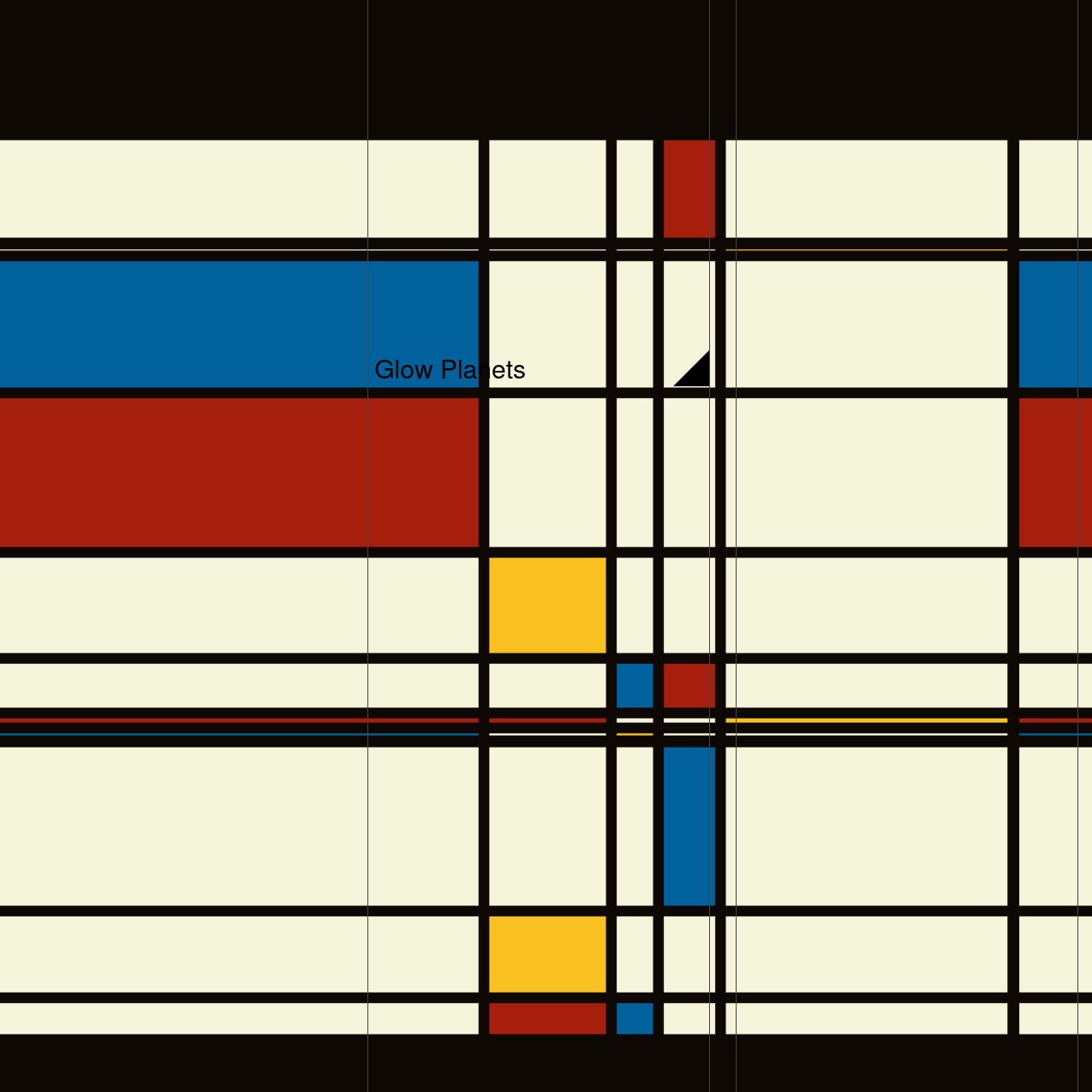 Disorderly colored squares